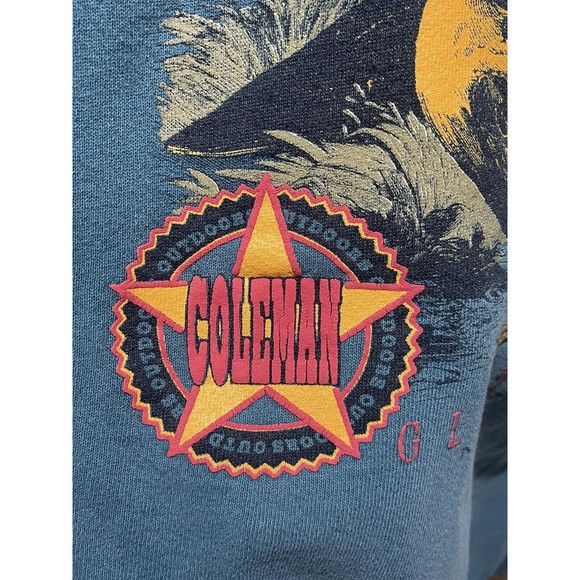 Vintage Coleman Outdoors Men’s Sweater Red Lodge Glendale Marsh Sz XL - Picture 2 of 6